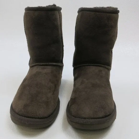 UGG Australia Classic Short Insulated Winter Boots Big Kids sz 4 - Picture 4 of 6